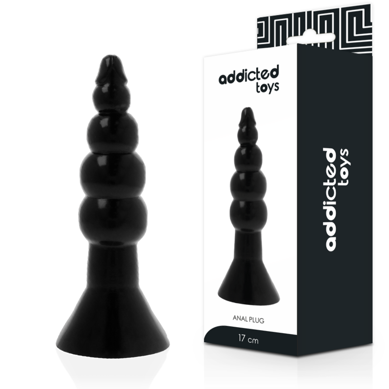 ADDICTED TOYS Plug Anal 17 Cm Noir - Aura Intime