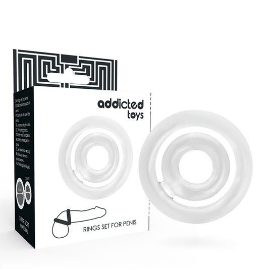 ADDICTED TOYS Potenz - Pénis C-Ring Clair - Aura Intime