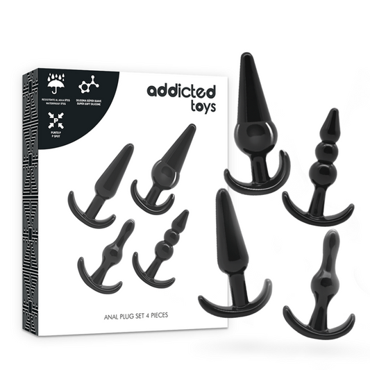 ADDICTED TOYS Ensemble 4 Bouchons Anal - Aura Intime