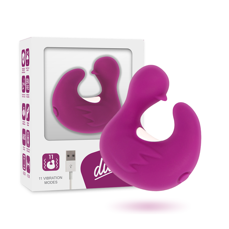 COVERME Dé À Dés À Canard Rechargeable Silicone Stimulant Duckymania - Aura Intime