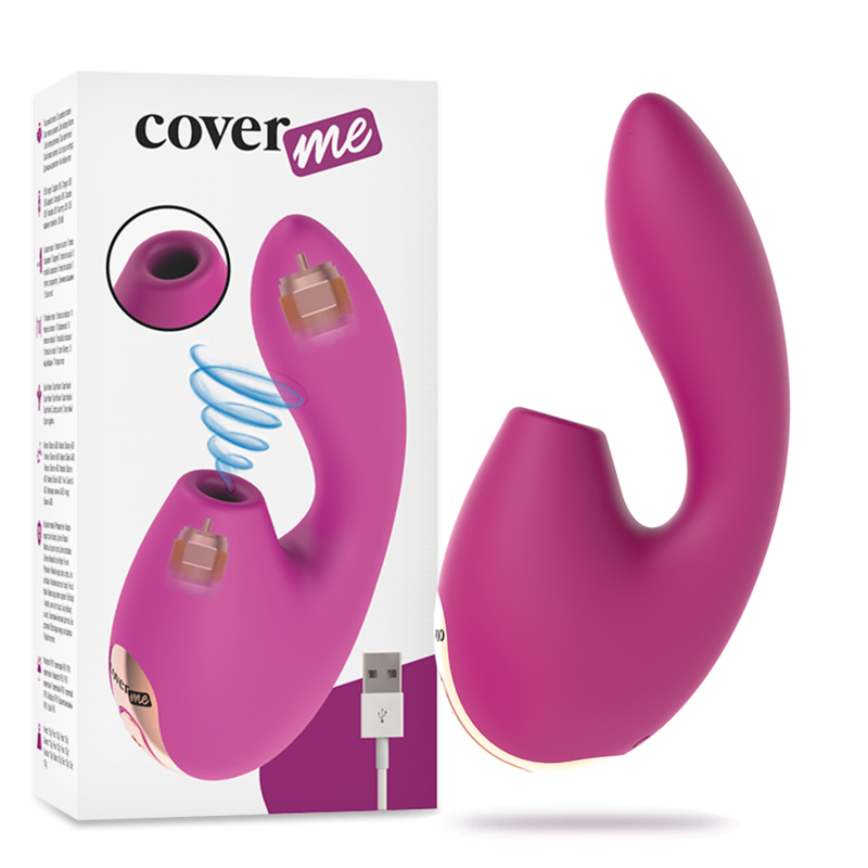 COVERME Aspirateur Clitorisé Vibrateur Puissant Point G - Aura Intime