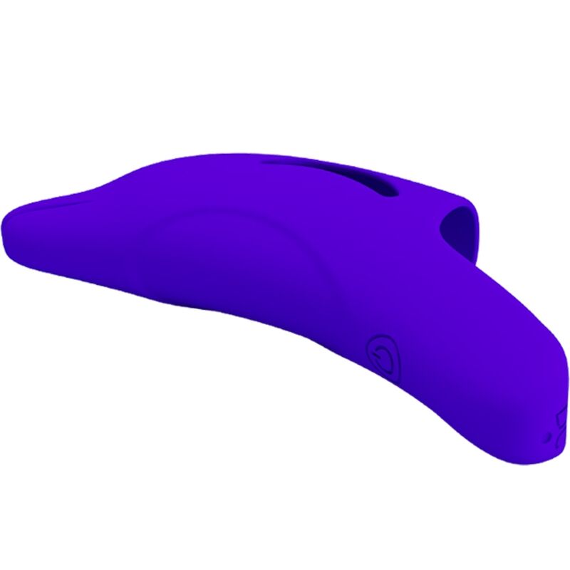 PRETTY LOVE Puissant Stimulateur Doigts Bleu Foncé Delphini — accessoires inclus