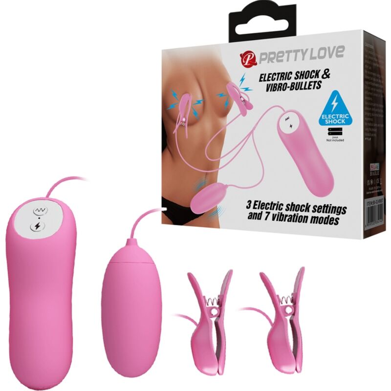 PRETTY LOVE Pince Épiler Vibration Électrochoc Rose - Aura Intime