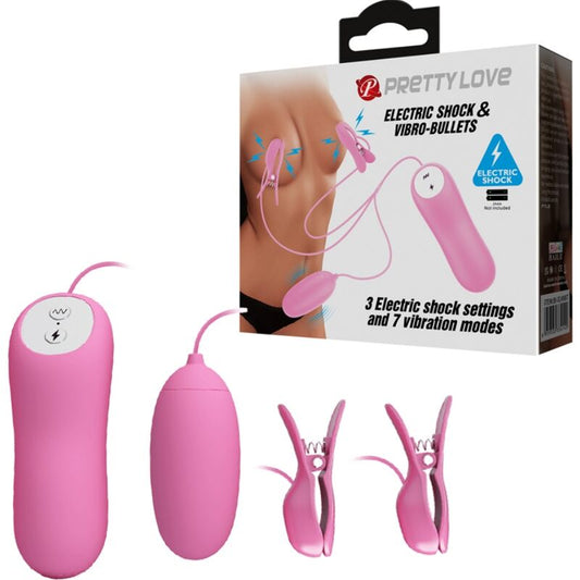 PRETTY LOVE Pince Épiler Vibration Électrochoc Rose - Aura Intime