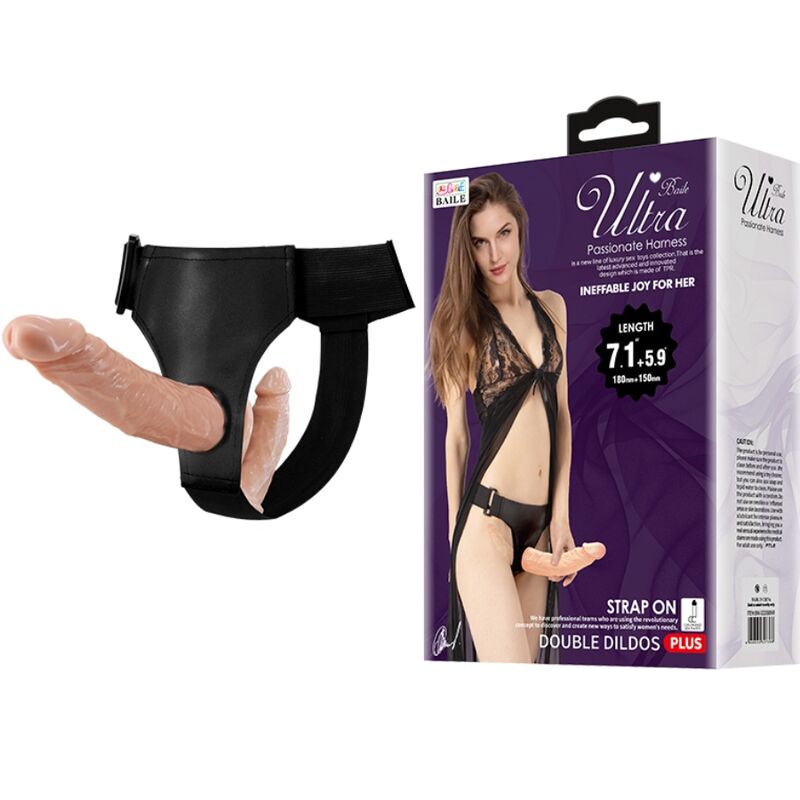 BAILE - Ultra Passionate Double Dildo Harness