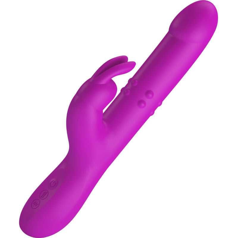 PRETTY LOVE Vibrateur Reese Rotation Violet — vue détaillée