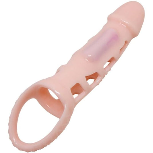 PRETTY LOVE - Housse Dextension De Pénis Harrison Avec Vibration Et Sangle 13.5 Cm