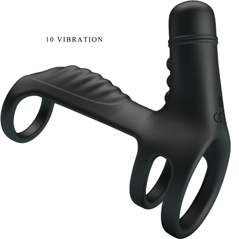 PRETTY LOVE MALE MANCHON DEXTENSION SILICONE SOUPLE ÉLASTIQUE — vue arrière
