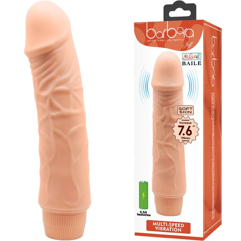 BAILE VIBRATORS Vibrateur Réaliste Barbara 20 Cm — vue détaillée