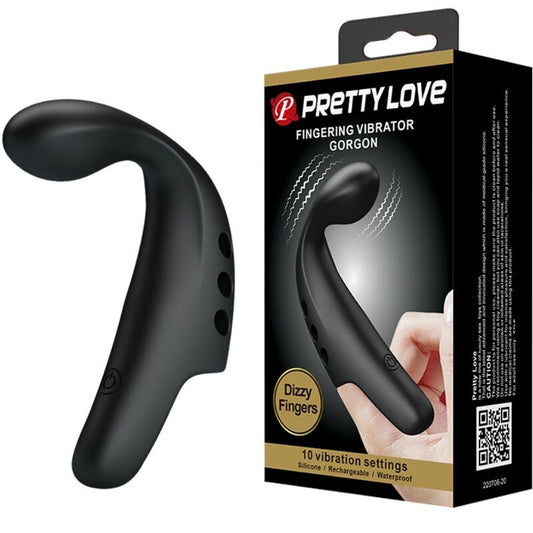 PRETTY LOVE FLIRTATION Dés Vibrateur Black Gorgon - Aura Intime