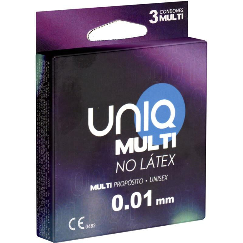 UNIQ Multi Préservatifs Sans Latex 3 Unités - Aura Intime
