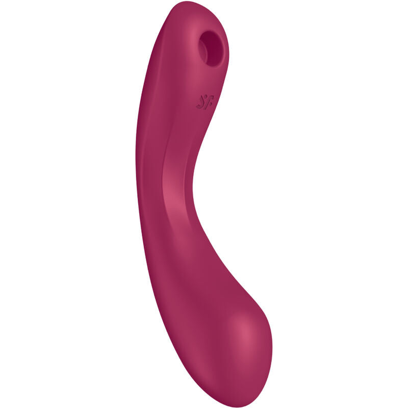 SATISFYER AIR PULSE Curve Trinity 1 Air Pulse Vibration Rouge — vue détaillée