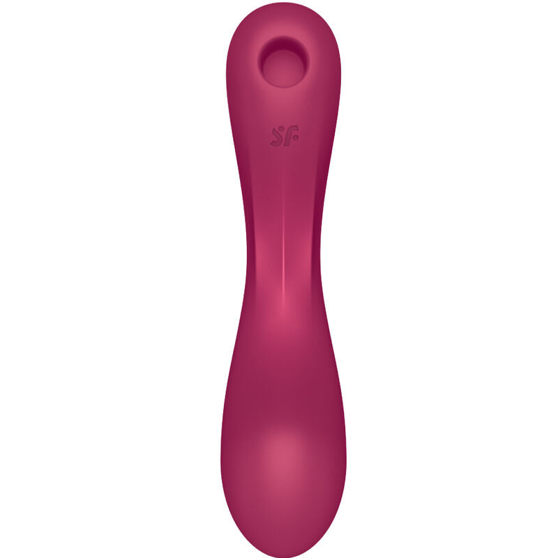 SATISFYER AIR PULSE Curve Trinity 1 Air Pulse Vibration Rouge — vue arrière