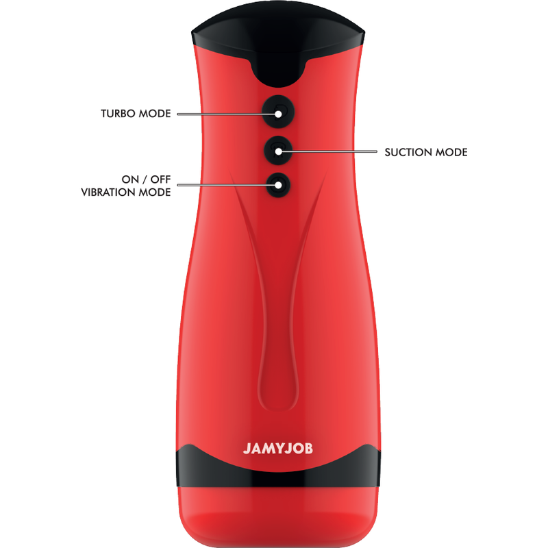 JAMYJOB MASTURBATEUR À ASPIRATION VIBRATION DAMERON — vue arrière