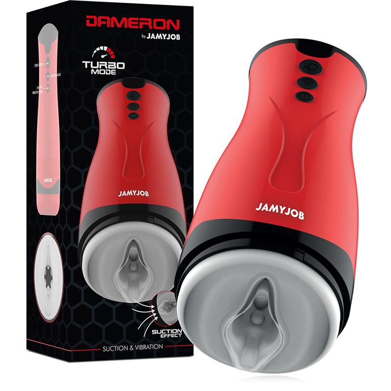 JAMYJOB MASTURBATEUR À ASPIRATION VIBRATION DAMERON - Aura Intime