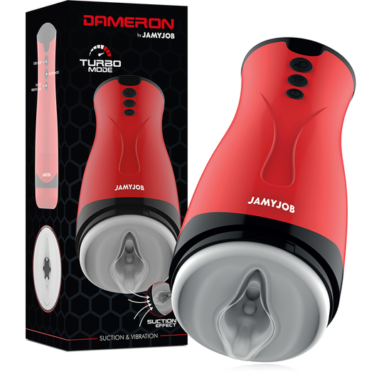 JAMYJOB MASTURBATEUR À ASPIRATION VIBRATION DAMERON - Aura Intime