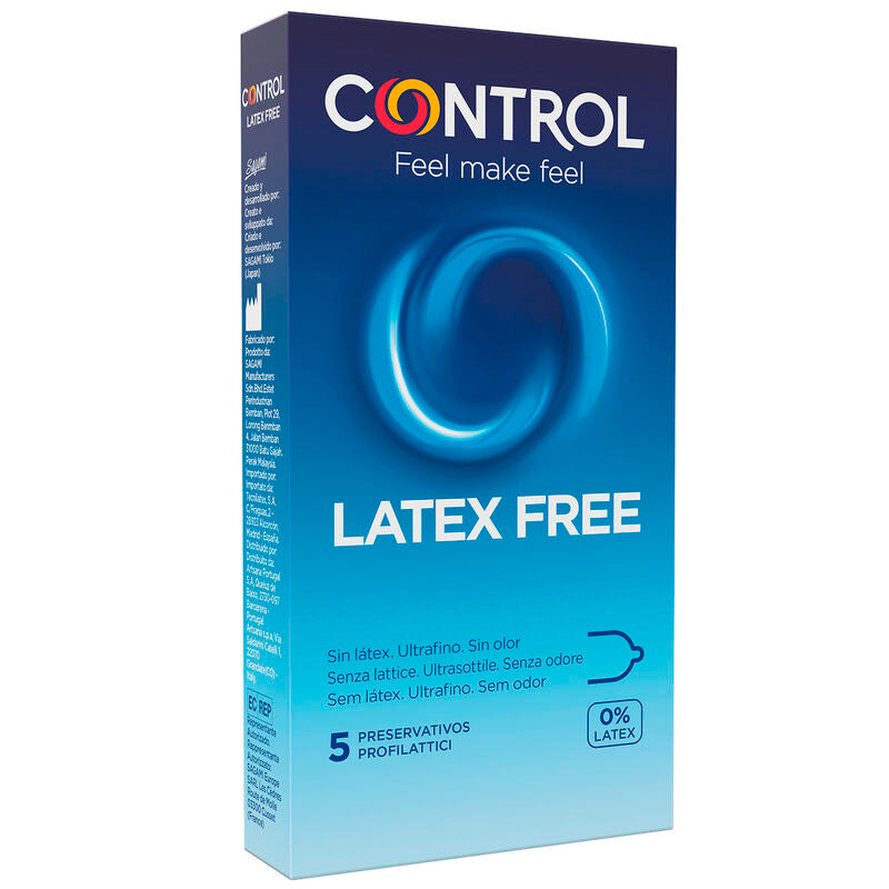 CONTROL CONDOMS Free Sin Latex Condoms 5 Units - Aura Intime