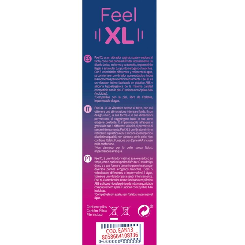 CONTROL TOYS Balle Vibrante Feel Xl — vue alternative
