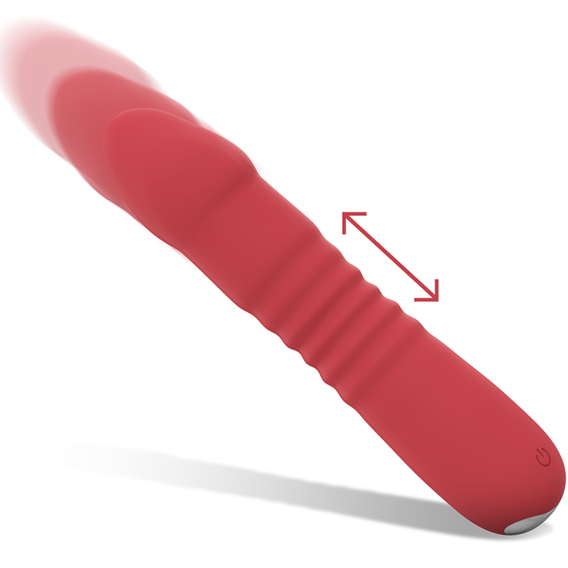 INTENSE HIGH TECH JUNI UP & DOWN 10 VIBRATIONS ROUGES — vue arrière