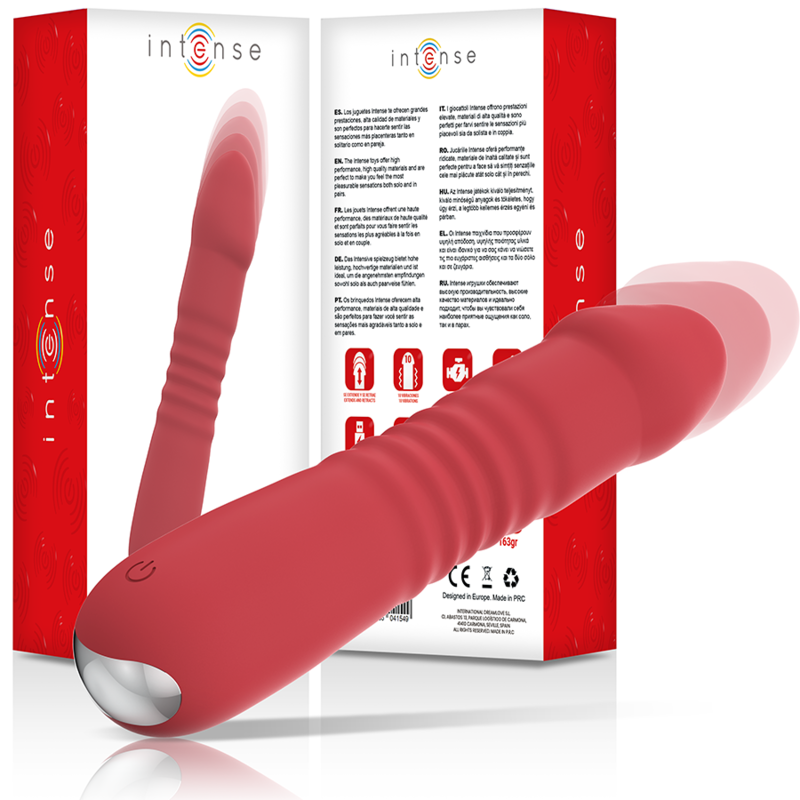 INTENSE HIGH TECH JUNI UP & DOWN 10 VIBRATIONS ROUGES - Aura Intime