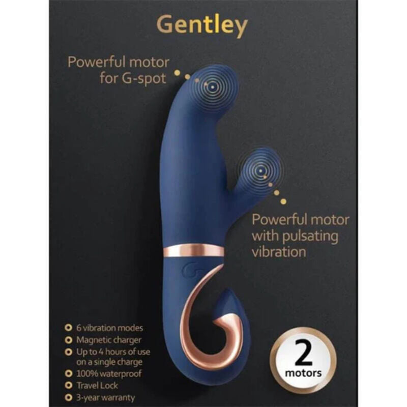 G-VIBE Gentley G-Spot Vibe Bleu Caraïbe — vue détaillée