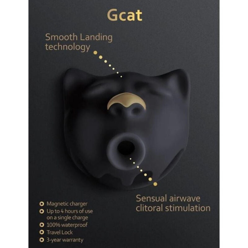 G-VIBE Gcat Mystic Clitoriseur Noir — vue détaillée