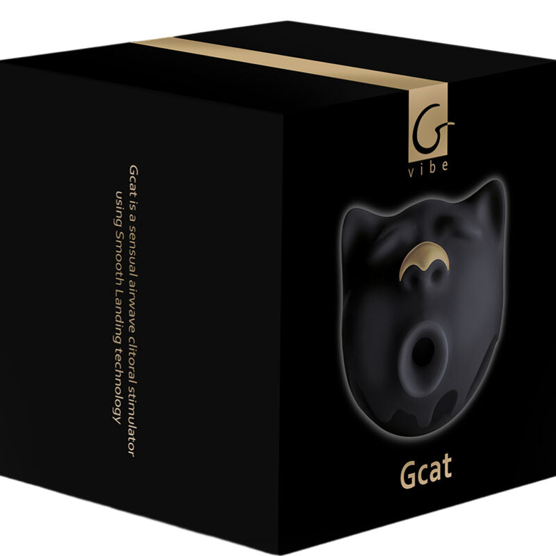 G-VIBE Gcat Mystic Clitoriseur Noir — accessoires inclus