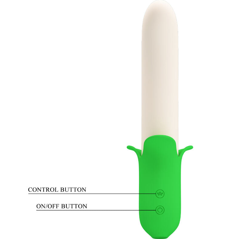 PRETTY LOVE BANANA KNIGHT SUPER PUISSANCE 7 VIBRATIONS SILICONE — vue arrière