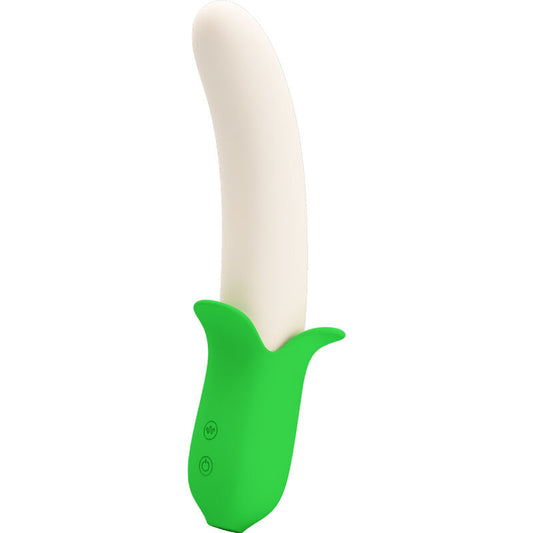 PRETTY LOVE BANANA KNIGHT SUPER PUISSANCE 7 VIBRATIONS SILICONE - Aura Intime