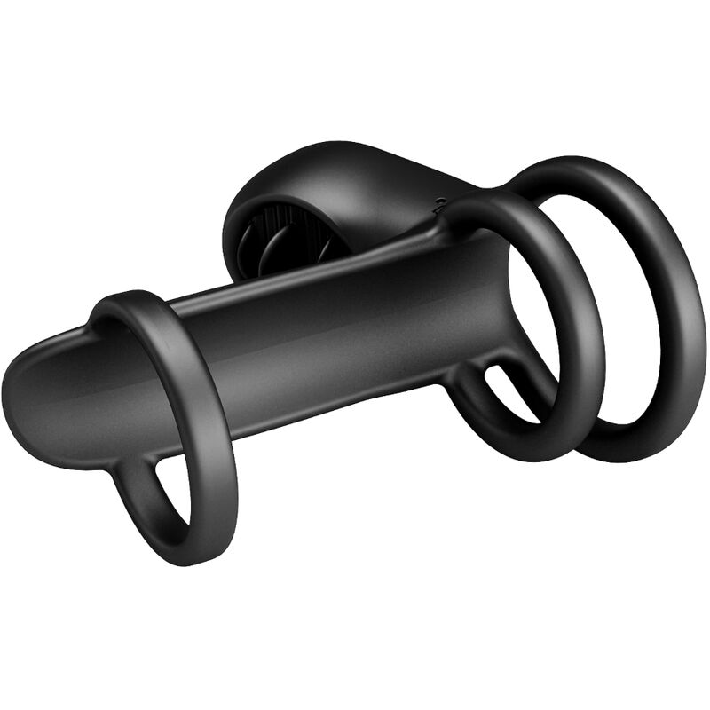 PRETTY LOVE MALE GAINE PÉNIS JAMMY 12 VIBRATIONS LANGUE SILICONE RECHARGEABLE - Aura Intime