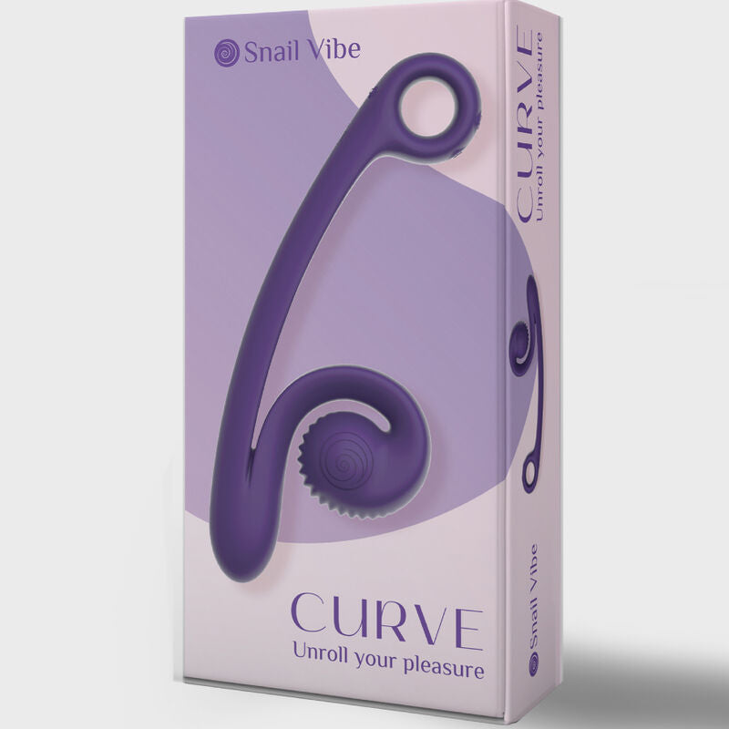 SNAIL VIBE Vibrateur Courbe Violet — vue arrière
