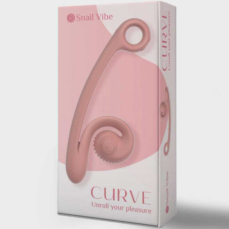 SNAIL VIBE Vibrateur Courbe Orange — vue arrière