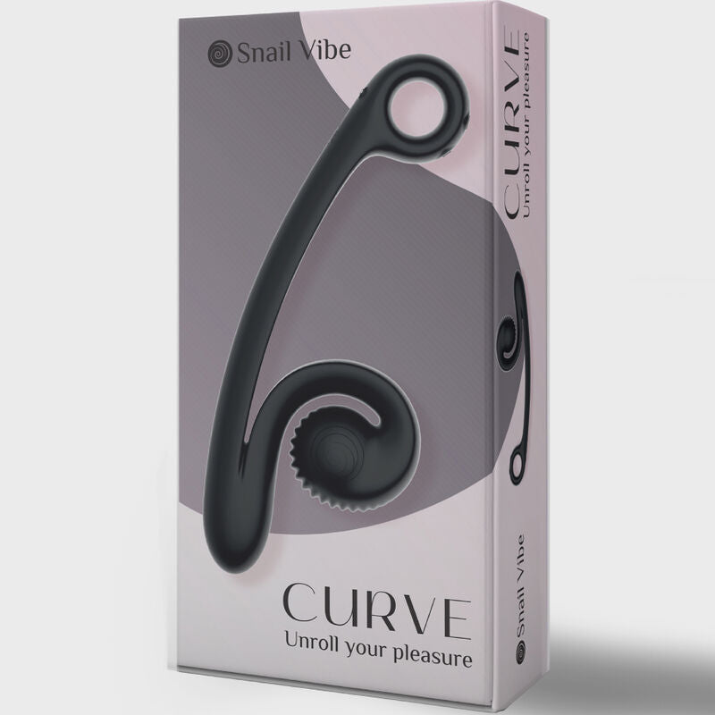 SNAIL VIBE Vibrateur Courbe Noir — vue arrière