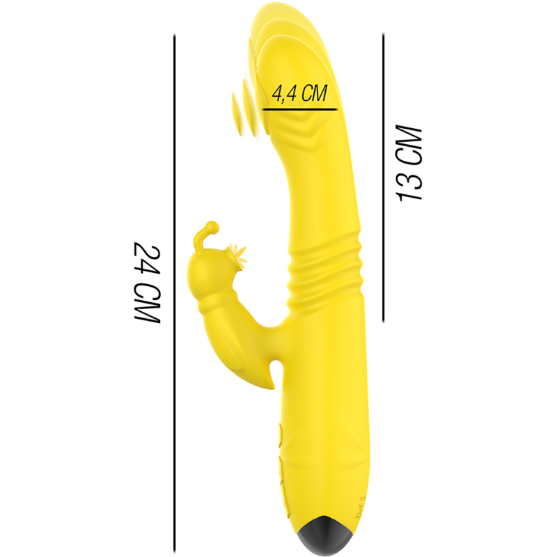 INTENSE HIGH TECH Vibrateur Multifonction Toky Up & Down Stimulateur Clitor... — vue alternative