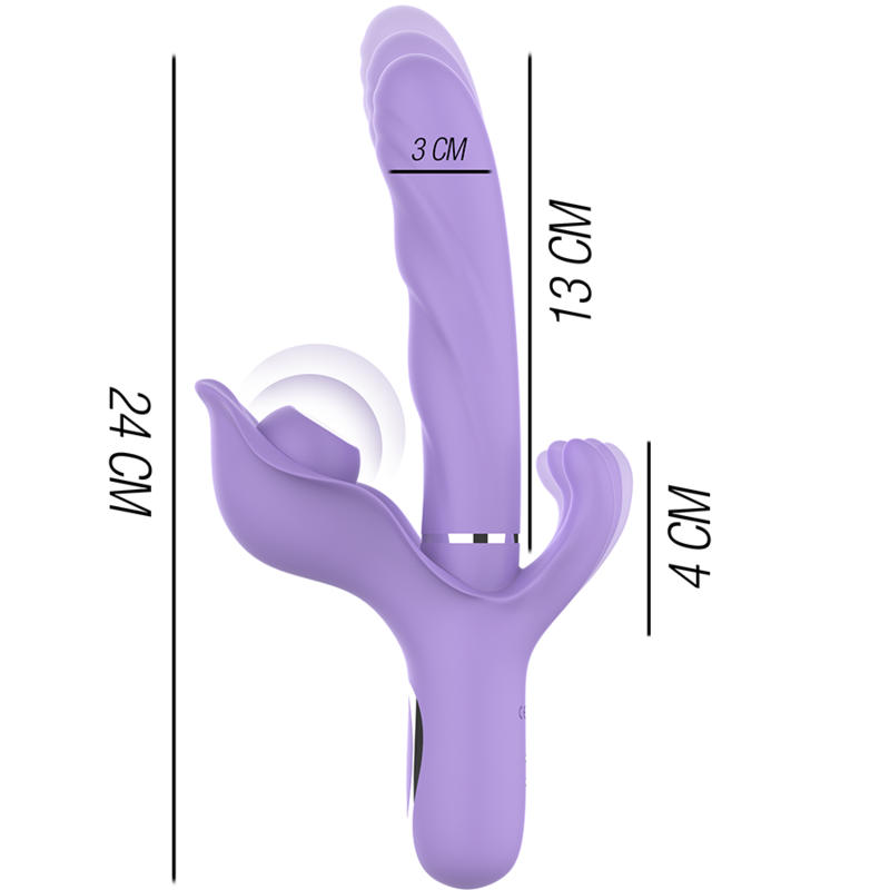 INTENSE HIGH TECH Billie Vibrateur À Aspiration Rechargeable Multifonctionn... — vue alternative