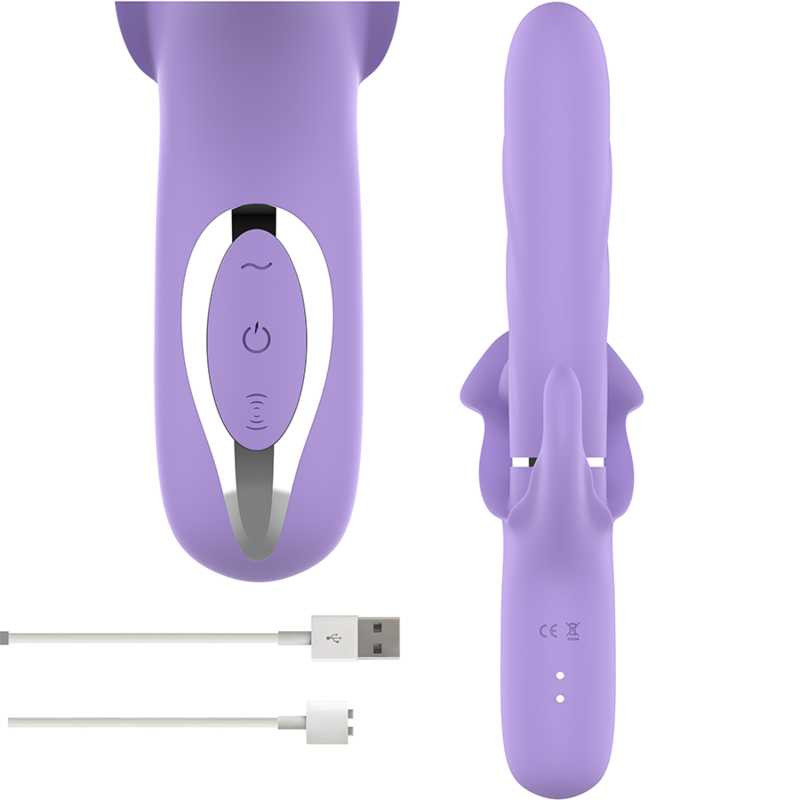 INTENSE HIGH TECH Billie Vibrateur À Aspiration Rechargeable Multifonctionn... — vue arrière