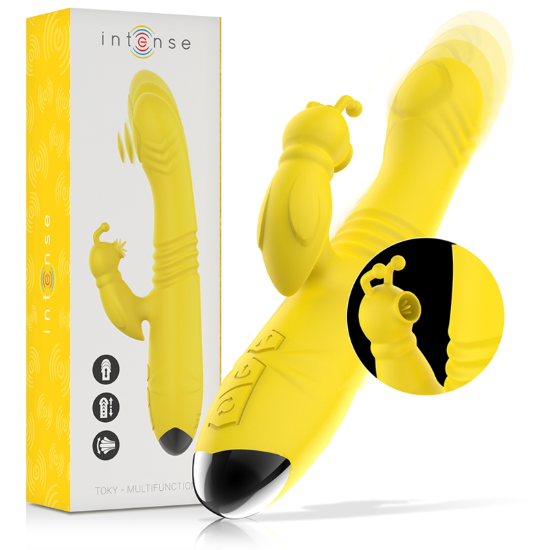 INTENSE HIGH TECH Vibrateur Multifonction Toky Up & Down Stimulateur Clitor... - Aura Intime