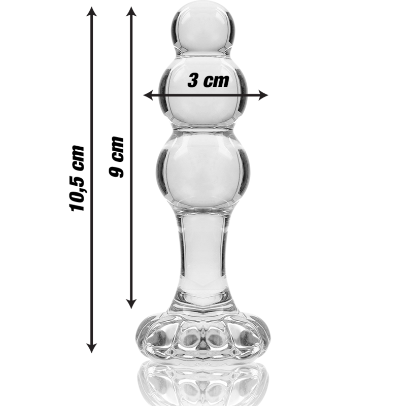 NEBULA SERIES BY IBIZA Modèle 1 Bouchon Verre Borosilicate Transparent 10.5 Cm -... — vue alternative