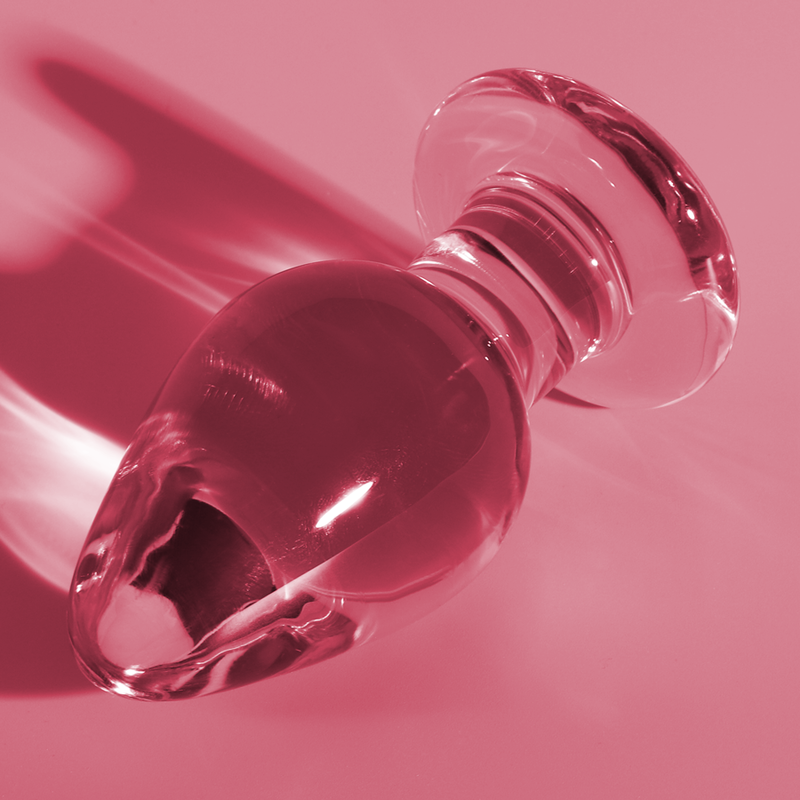 NEBULA SERIES BY IBIZA Plug Anal Modèle 3 Verre Borosilicate Rose 11 Cm -O- 5 Cm — vue détaillée