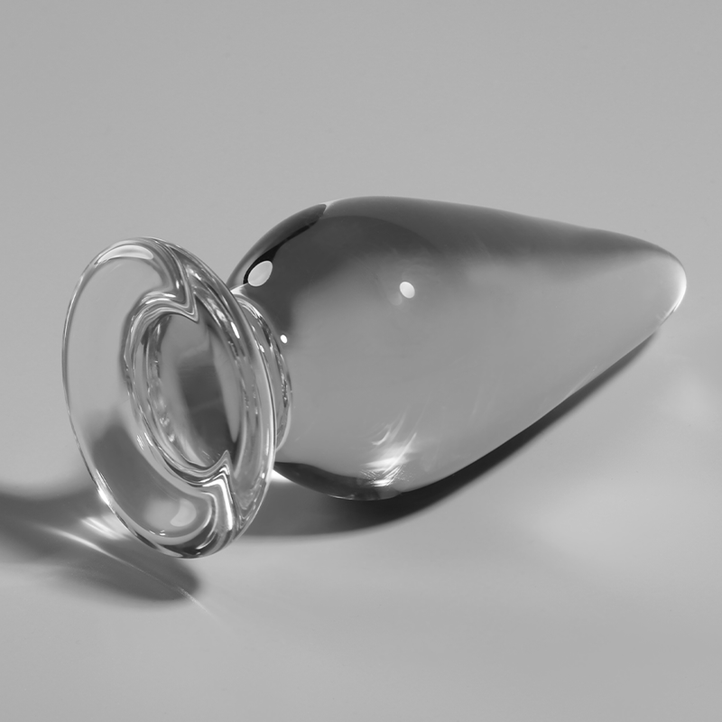 NEBULA SERIES BY IBIZA Plug Anal Modèle 4 Verre Borosilicate Clair 11 Cm -O- 5 Cm — vue détaillée