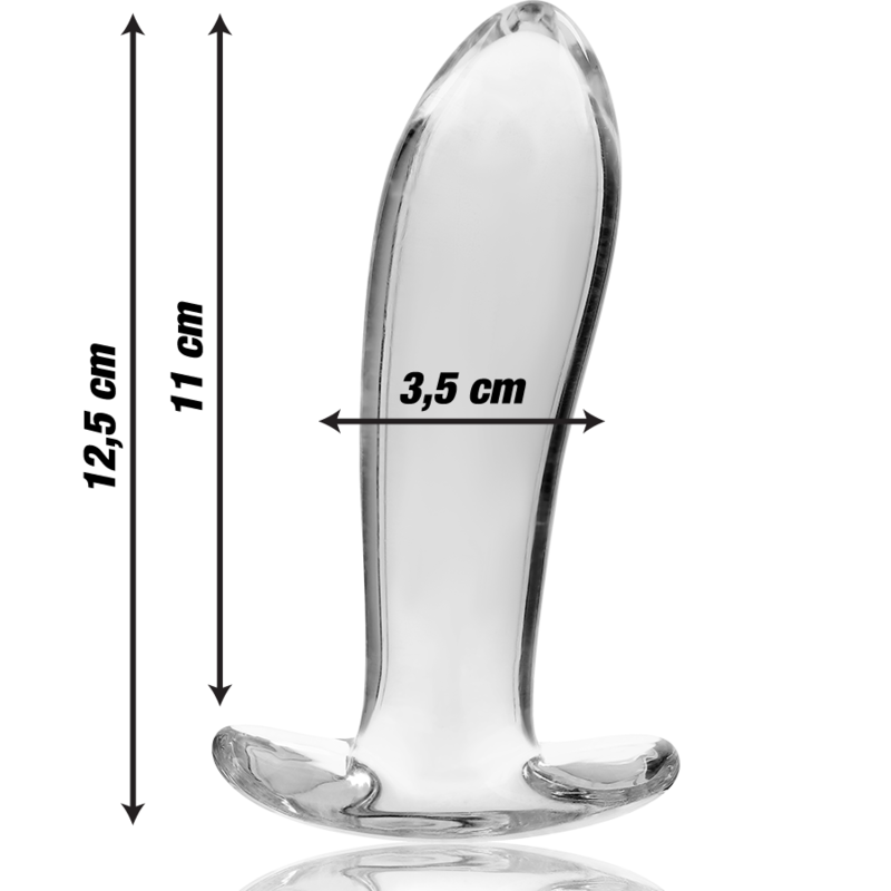 NEBULA SERIES BY IBIZA Plug Anal Modèle 5 Verre Borosilicate Clair 12.5 Cm -O- 3... — vue alternative
