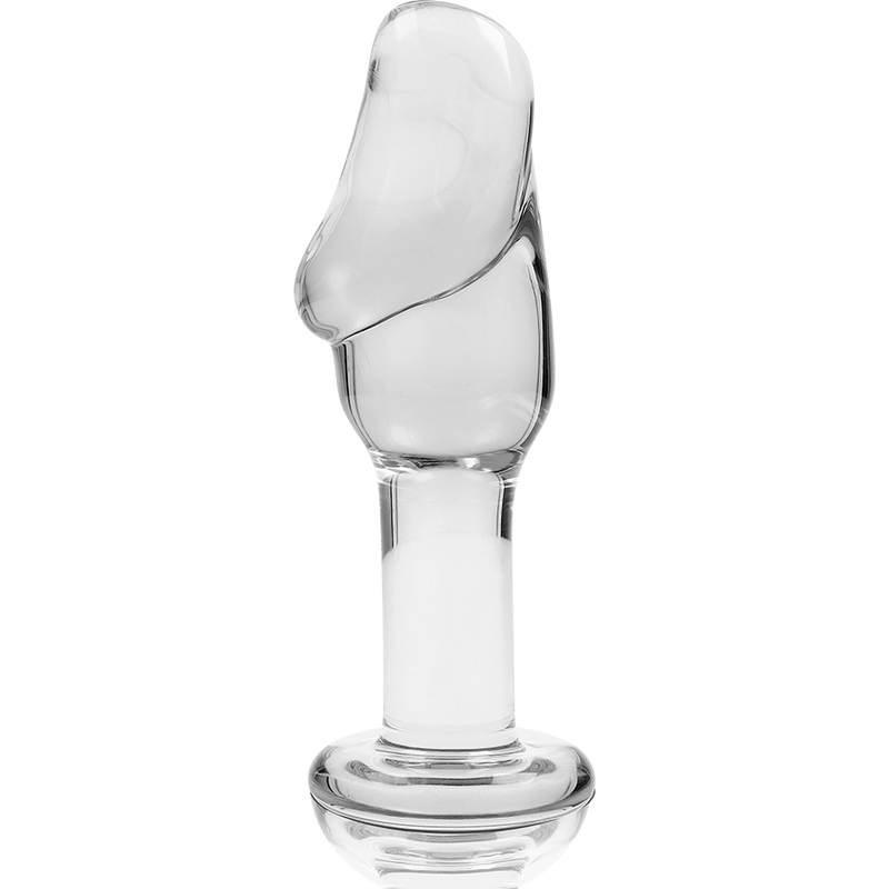NEBULA SERIES BY IBIZA Plug Anal Modèle 6 Verre Borosilicate Clair 12.5 Cm -O- 4 Cm — vue arrière