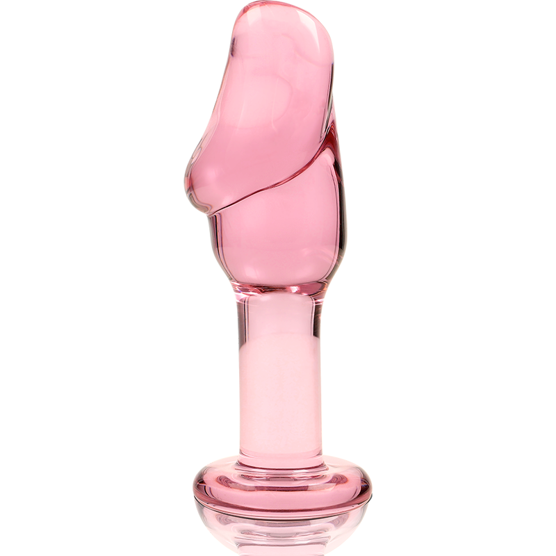 NEBULA SERIES BY IBIZA Plug Anal Modèle 6 Verre Borosilicate Rose 12.5 Cm -O- 4 Cm — vue arrière