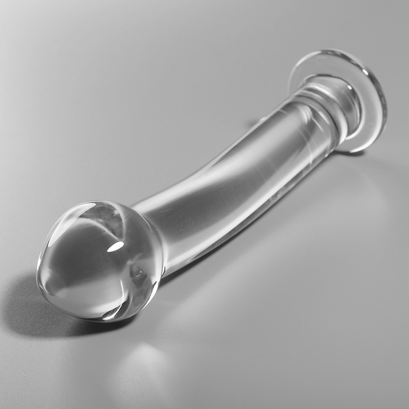 NEBULA SERIES BY IBIZA Modèle 11 Gode Verre Borosilicate Clair 16 Cm -O- 3 Cm — vue détaillée