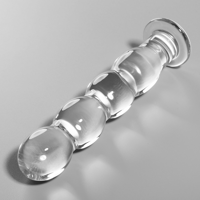 NEBULA SERIES BY IBIZA Modèle 10 Gode Verre Borosilicate Clair 16.5 Cm -O- 3.5 Cm — vue détaillée