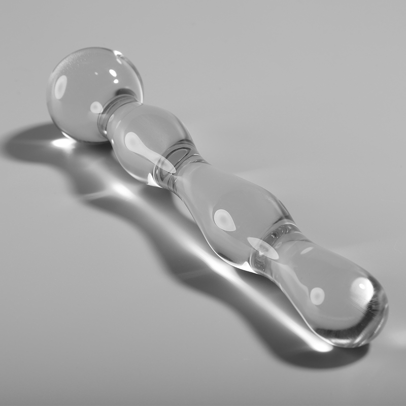 NEBULA SERIES BY IBIZA Modèle 13 Gode Verre Borosilicate Clair 18 Cm -O- 3.5 Cm — vue détaillée