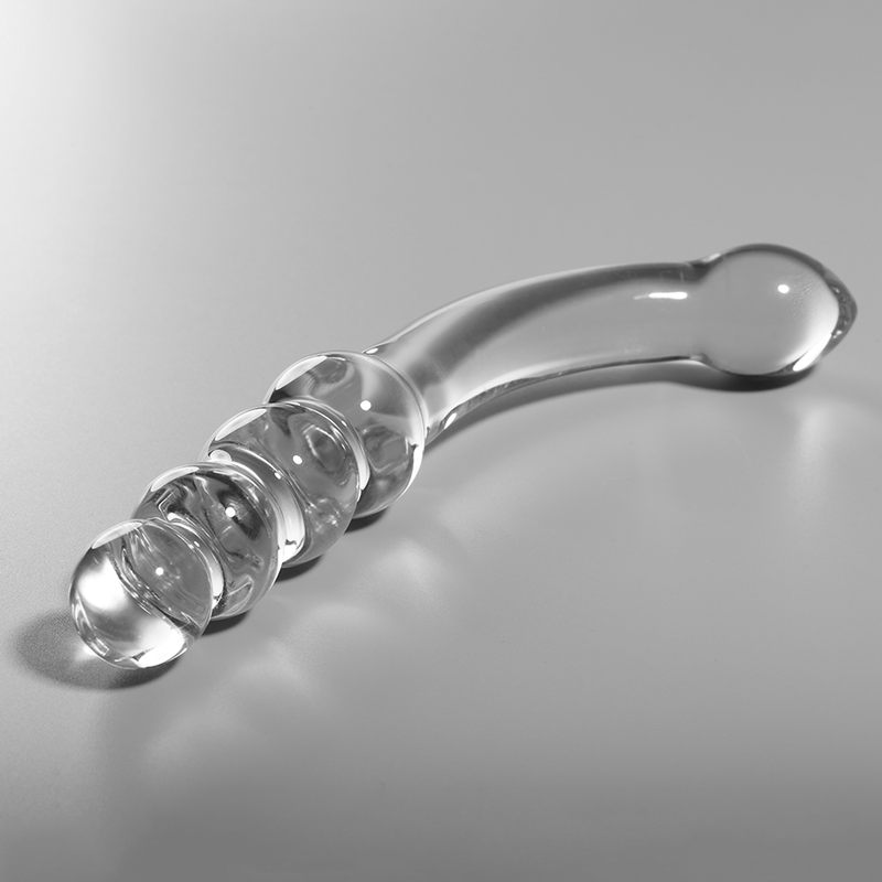NEBULA SERIES BY IBIZA Modèle 14 Gode Verre Borosilicate Clair 18.5 Cm -O- 3 Cm — vue détaillée
