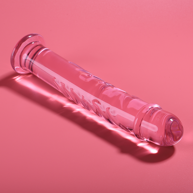 NEBULA SERIES BY IBIZA Modèle 16 Gode Verre Borosilicate Rose 18.5 Cm -O- 3 Cm — vue détaillée