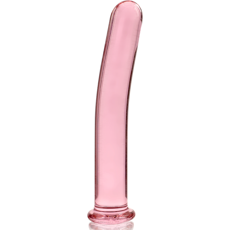 NEBULA SERIES BY IBIZA Modèle 17 Gode Verre Borosilicate Rose 18.5 Cm -O- 3 Cm — accessoires inclus