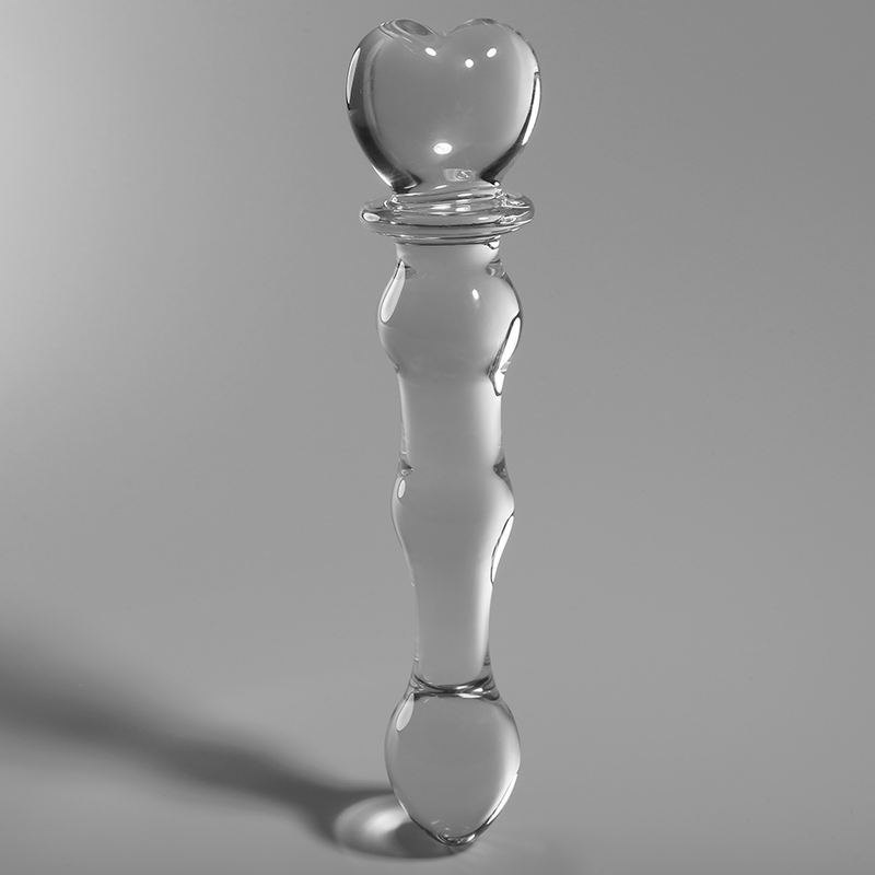 NEBULA SERIES BY IBIZA Modèle 21 Gode Verre Borosilicate Clair 20.5 Cm -O- 3.5 Cm — vue détaillée